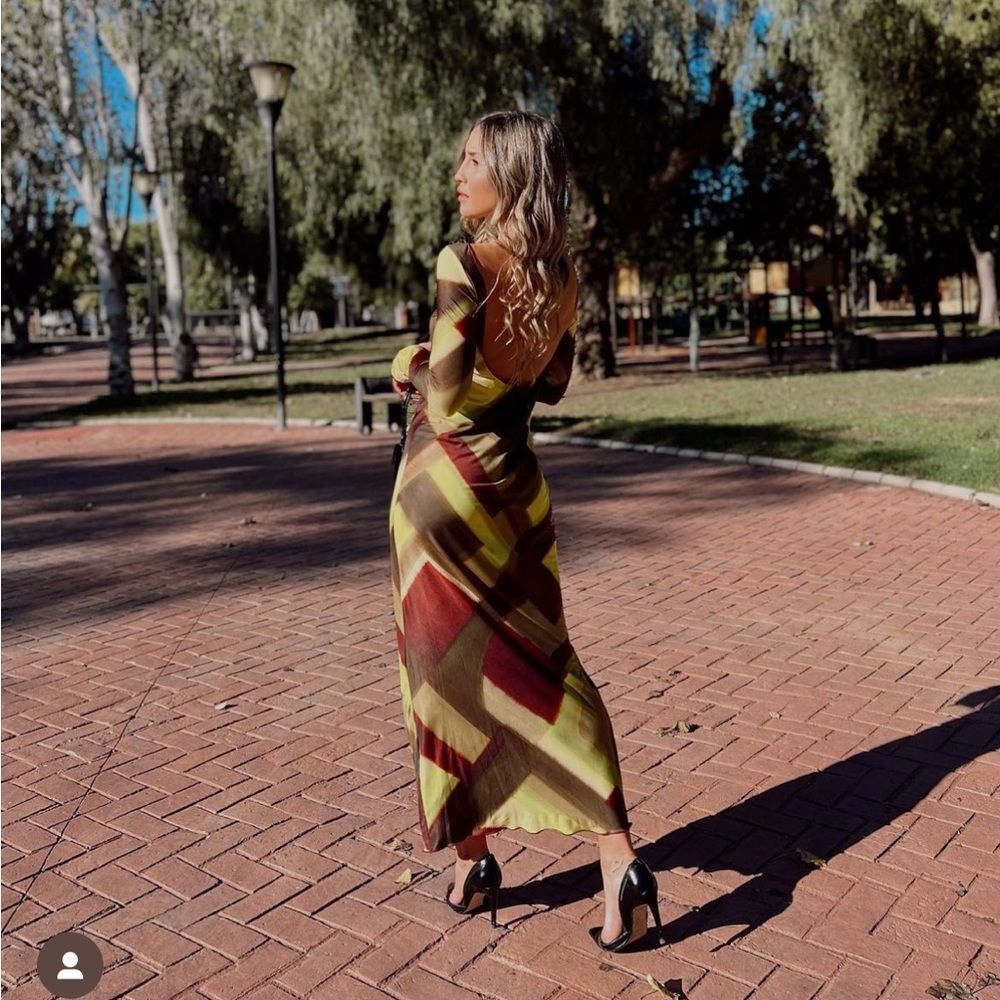 ZARA PRINTED DRESS - Picture 7 of 16